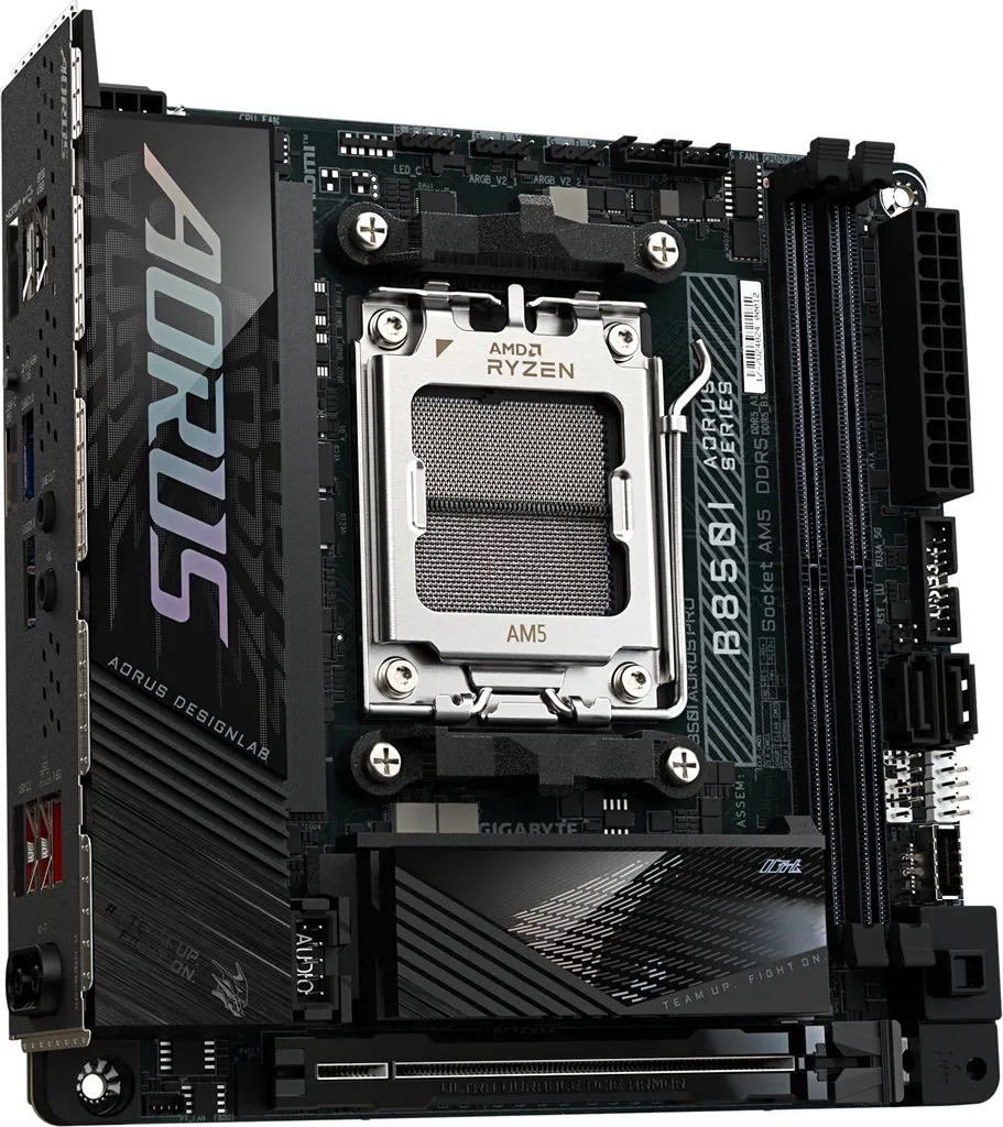 Материнська плата Gigabyte B850I Aorus Pro Socket AM5 - мініатюра 3