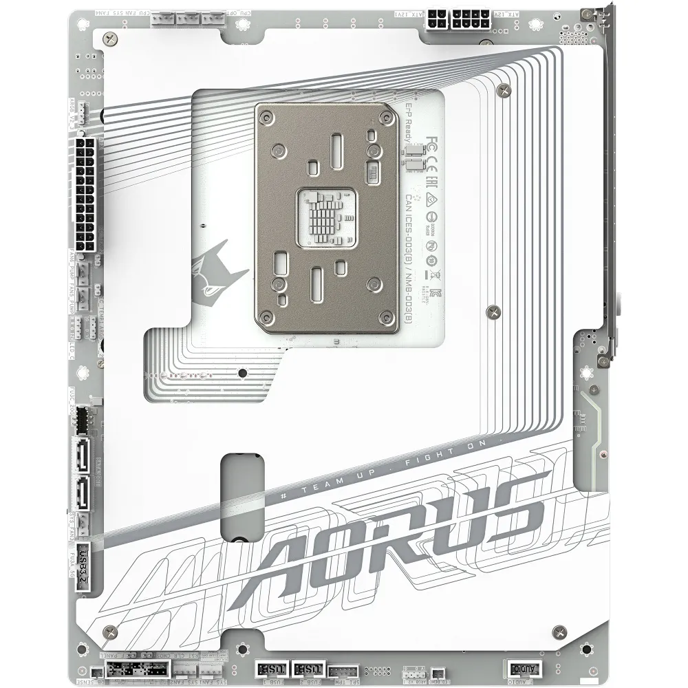 Материнська плата Gigabyte B850 Aorus Stealth Ice Socket AM5 - мініатюра 2