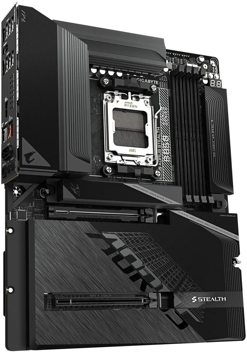 Материнська плата Gigabyte B850 Aorus Stealth Socket AM5 - мініатюра 3