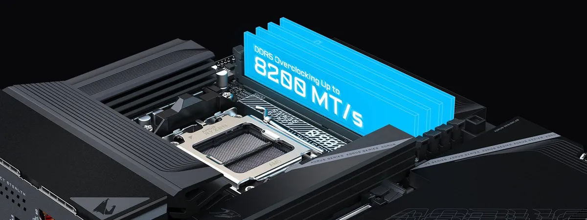 Материнська плата Gigabyte B850 Aorus Stealth Socket AM5 - мініатюра 7