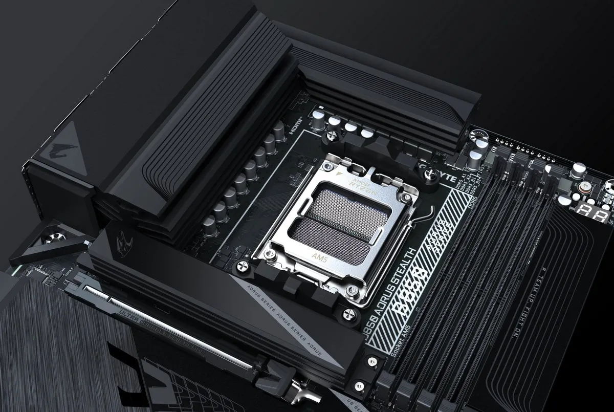 Материнська плата Gigabyte B850 Aorus Stealth Socket AM5 - мініатюра 8