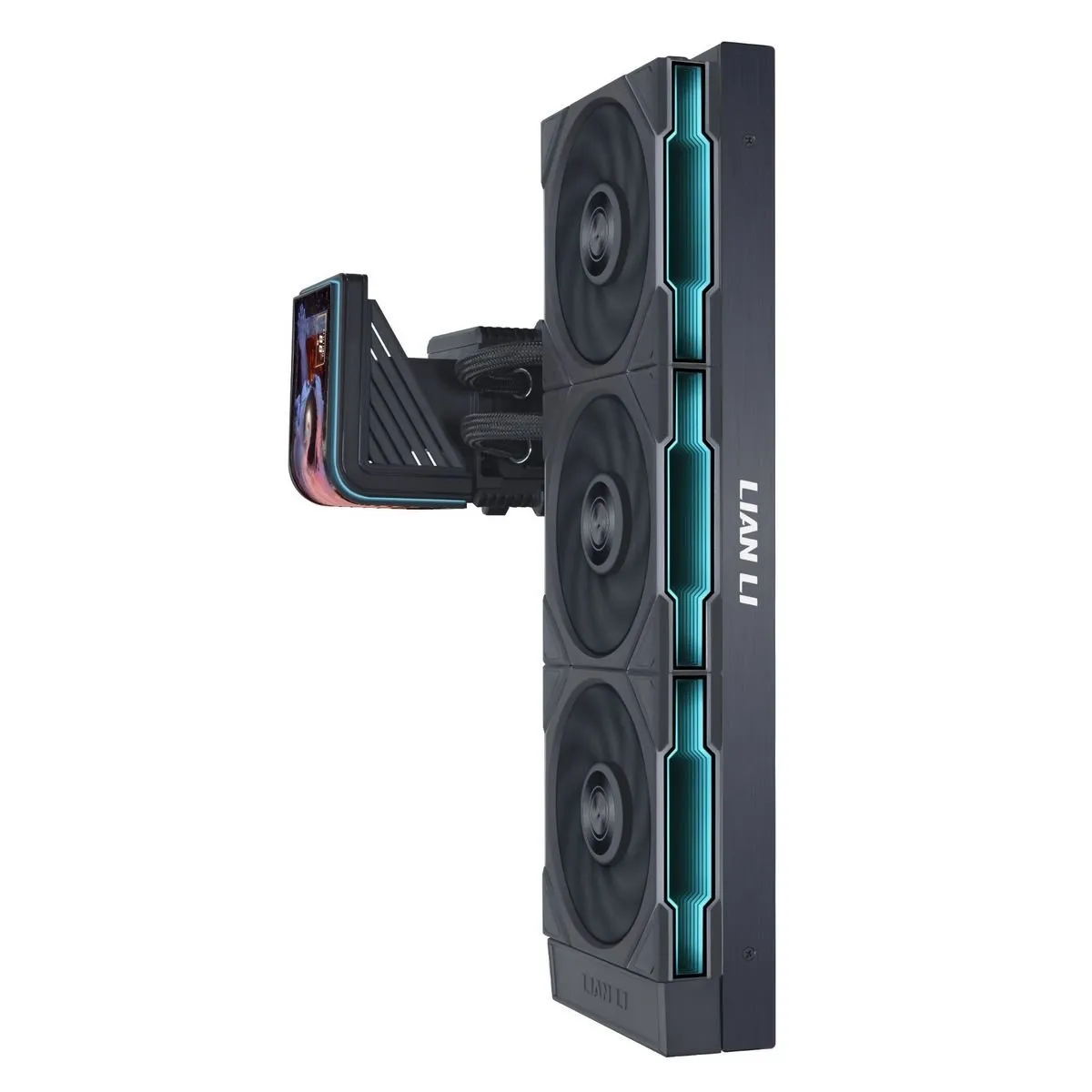 Система водяного охолодження Lian Li HydroShift II OLED Curved 360 TL Black (G89.GHS2OLDC36TB.00) - зображення 1