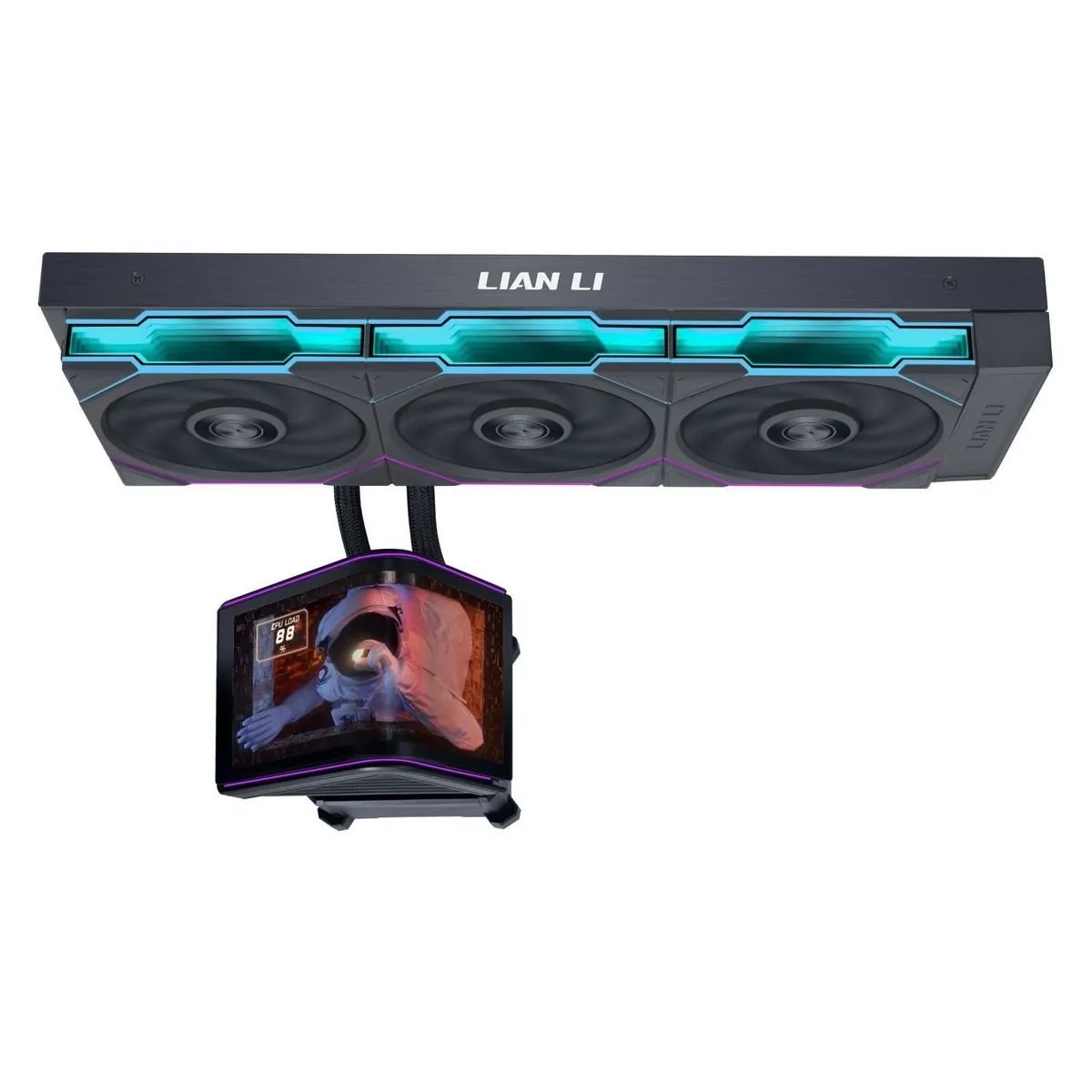 Система водяного охолодження Lian Li HydroShift II OLED Curved 360 TL Black (G89.GHS2OLDC36TB.00) - мініатюра 3