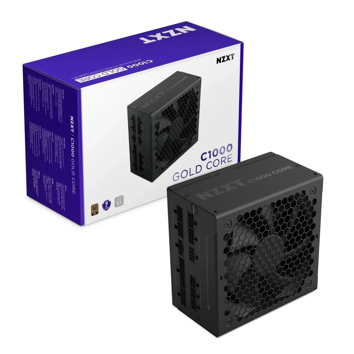 Блок живлення NZXT C1000W ATX 3.1 (PA-0G3BB-EU) 1000W, 80+ Gold - мініатюра 5