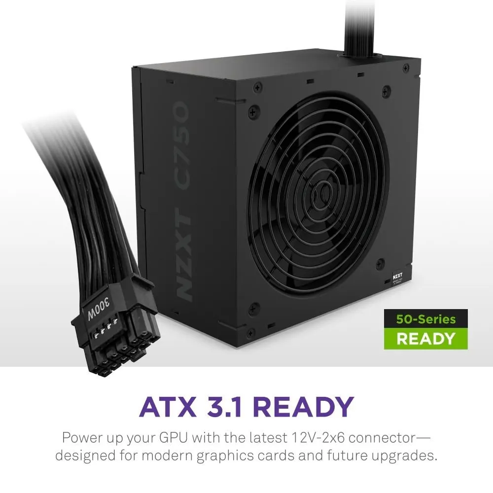 Блок живлення NZXT C750W ATX 3.1 (PA-7B3BB-EU) 750W, 80+ Bronze - мініатюра 4