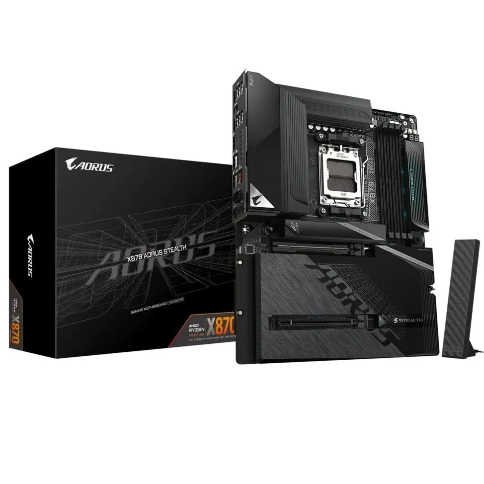 Материнська плата Gigabyte X870 Aorus Stealth Socket AM5 - зображення 1
