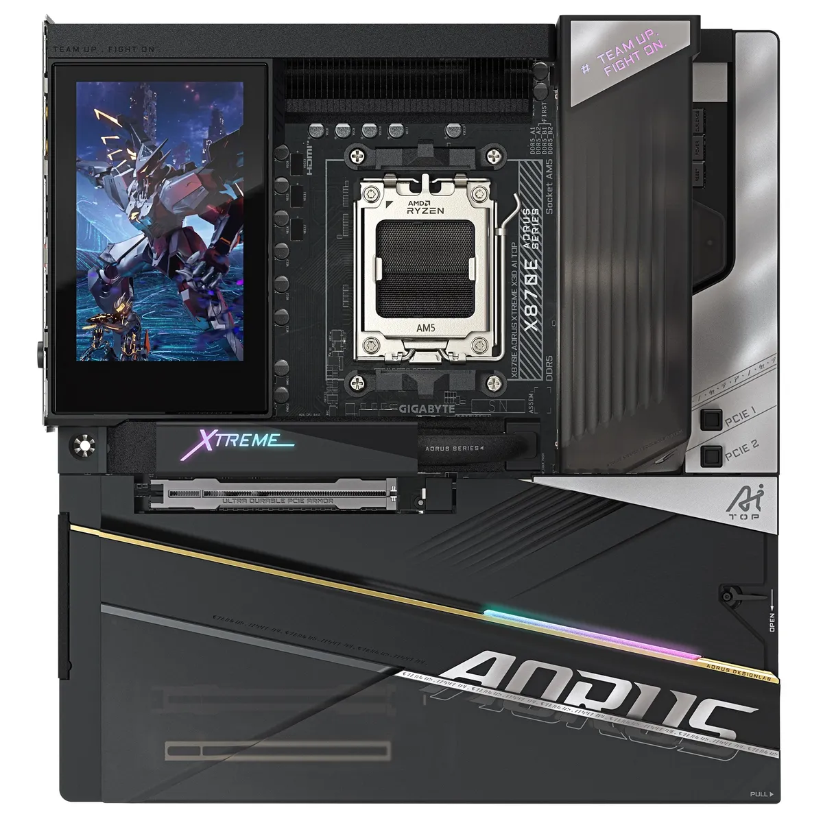 Материнська плата Asus X870E Aorus Xtreme X3D AI TOP Socket AM5 - мініатюра 2