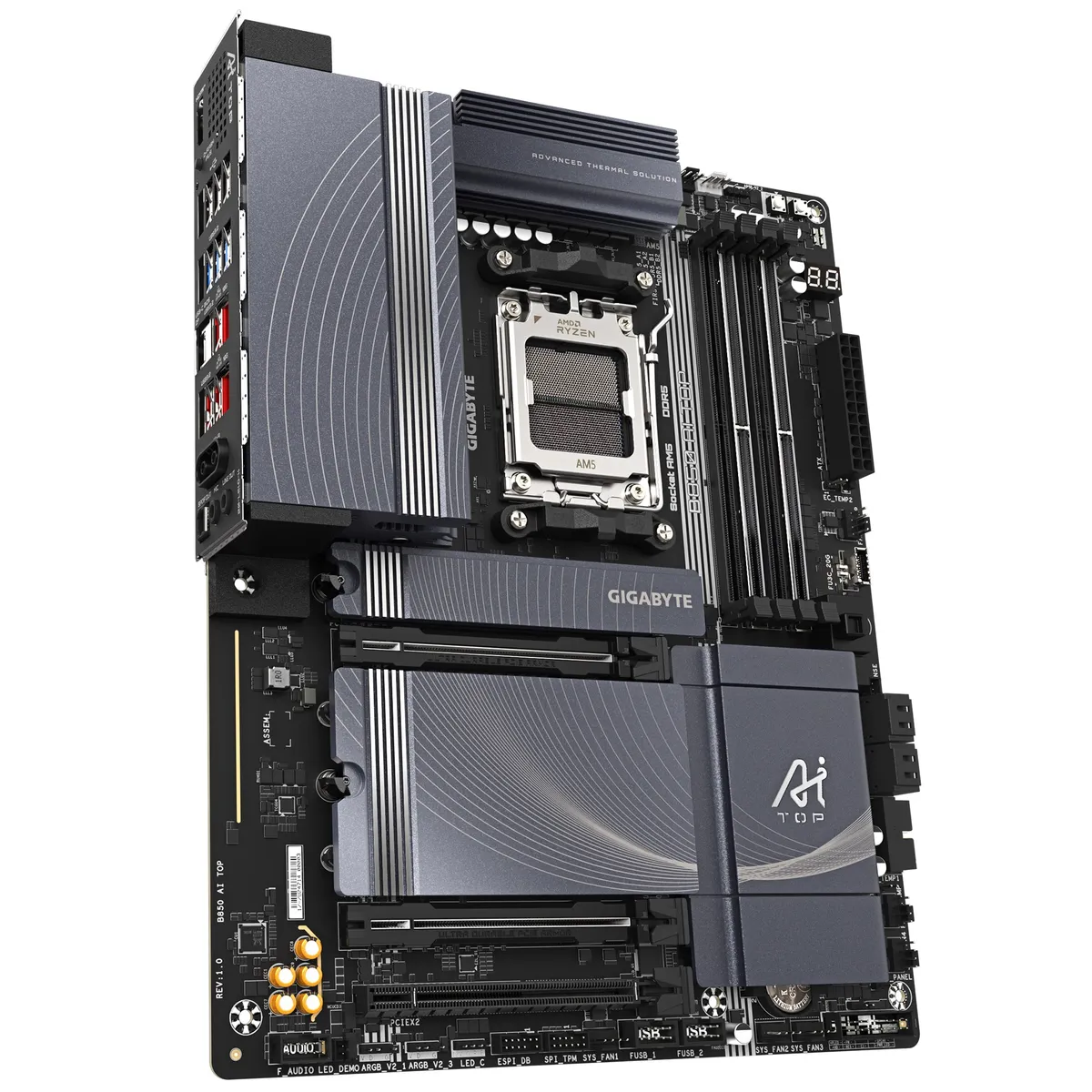 Материнська плата Gigabyte B850 AI TOP Socket AM5 - мініатюра 3