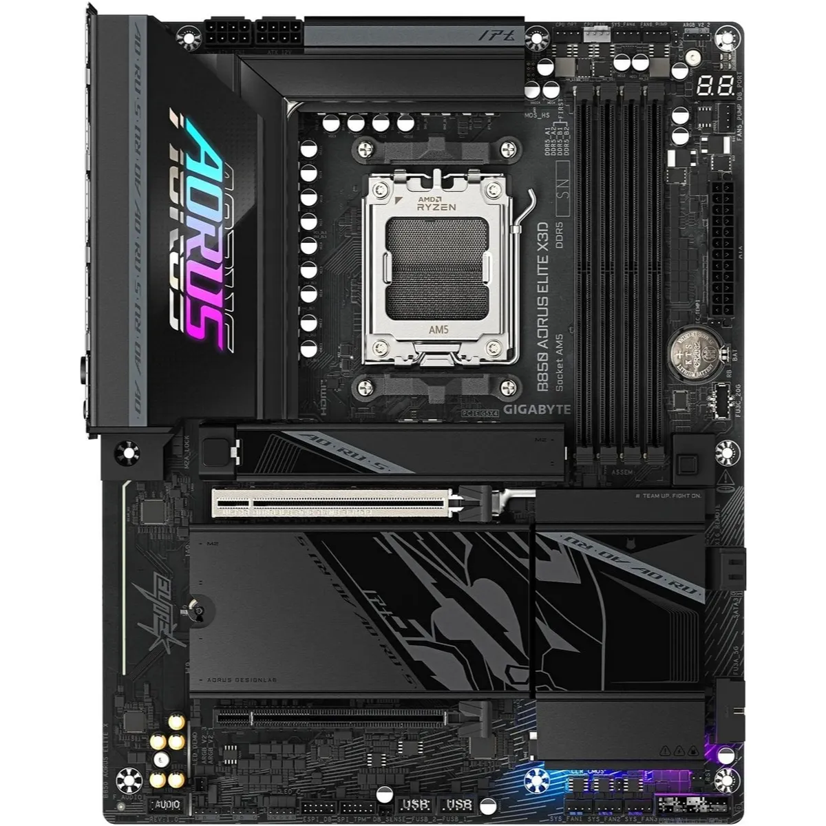Материнська плата Gigabyte B850 Aorus Elite X3D Socket AM5 - мініатюра 5