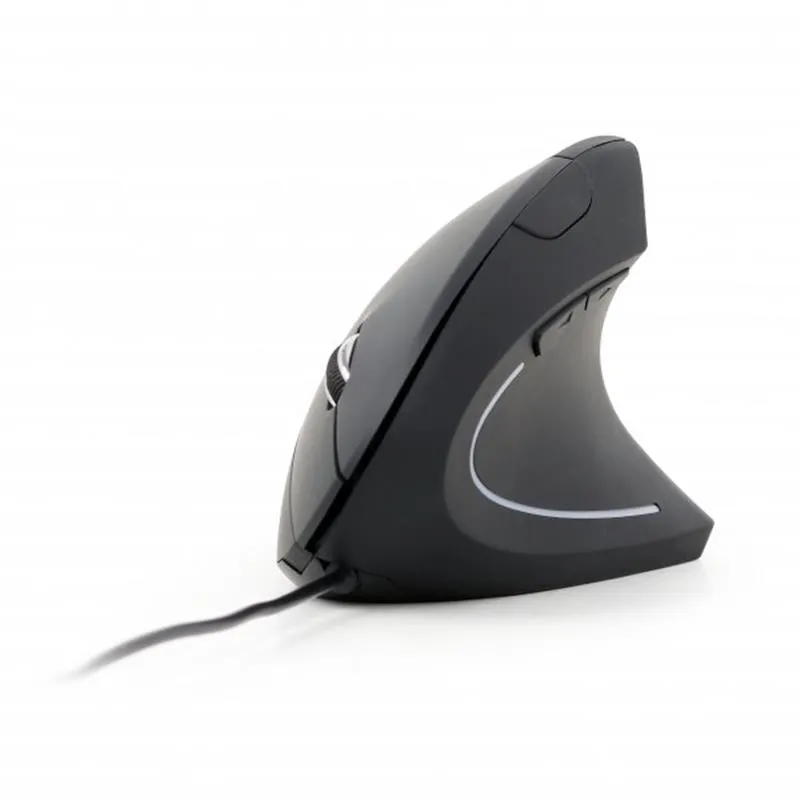 Мишка Gembird MUS-ERGO-01 Black USB - зображення 1