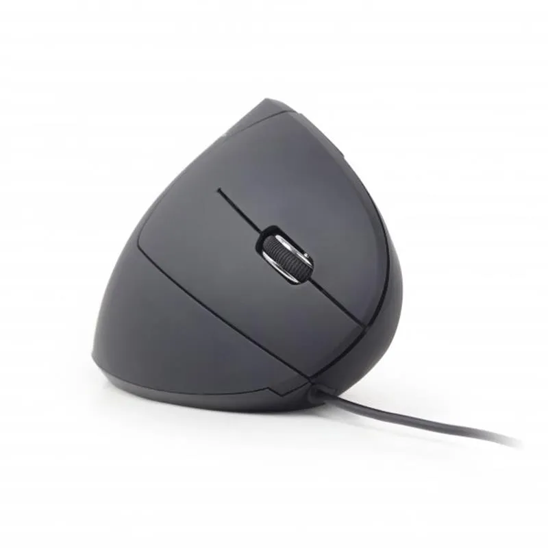 Мишка Gembird MUS-ERGO-01 Black USB - мініатюра 2