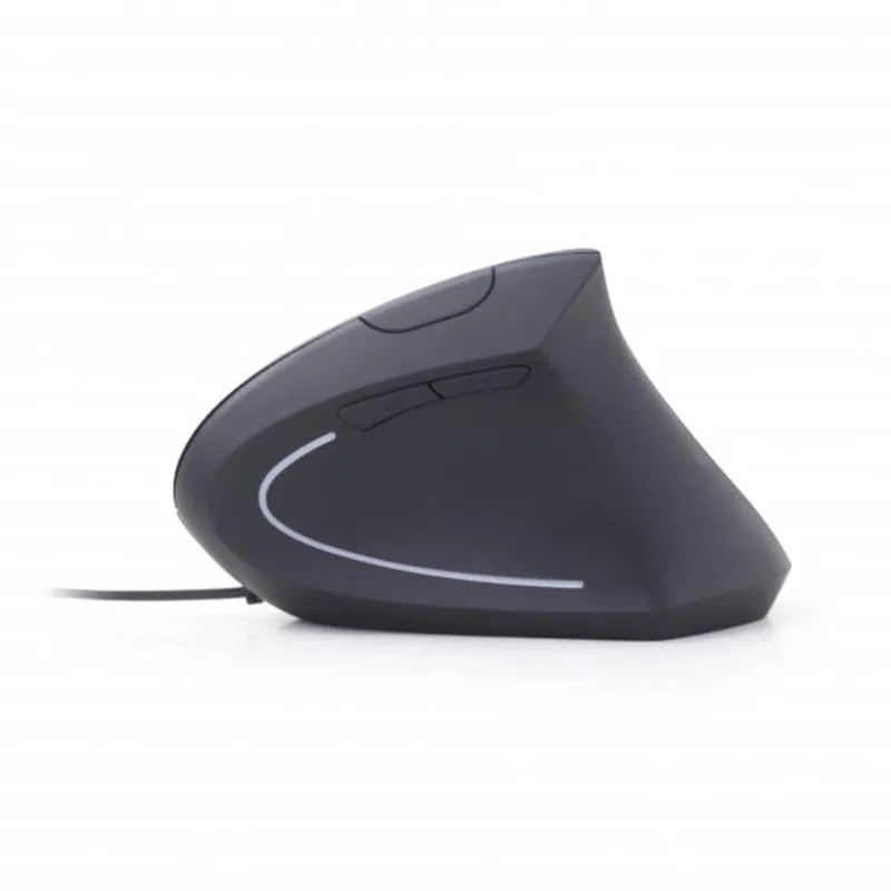 Мишка Gembird MUS-ERGO-01 Black USB - мініатюра 3