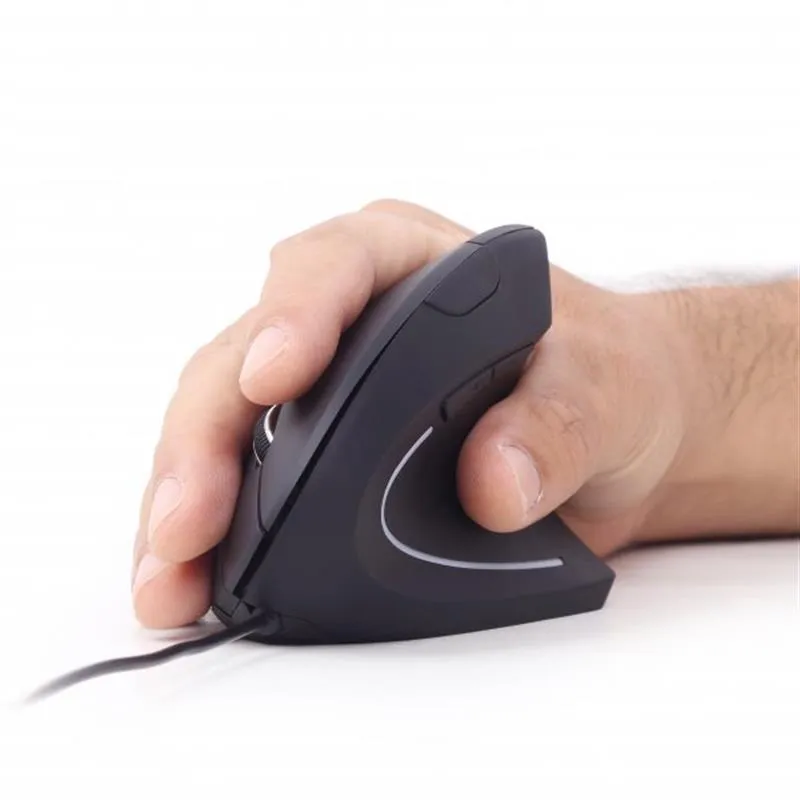Мишка Gembird MUS-ERGO-01 Black USB - мініатюра 4