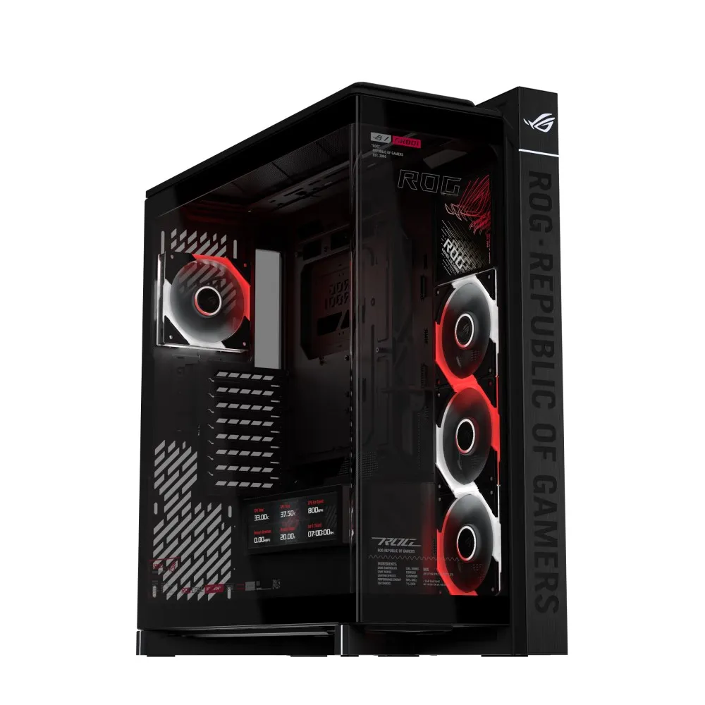 Корпус Asus ROG Cronox GR801 Curve TG ARGB Black (90DC00T0-B09030) - мініатюра 23