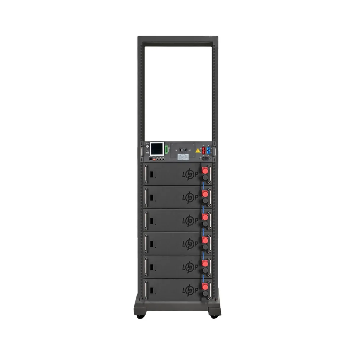 Акумулятор LP LiFePO4 Battery HVM 307,2V 100Ah (30720 Wh) BMS 125А AB Lrack black - мініатюра 2