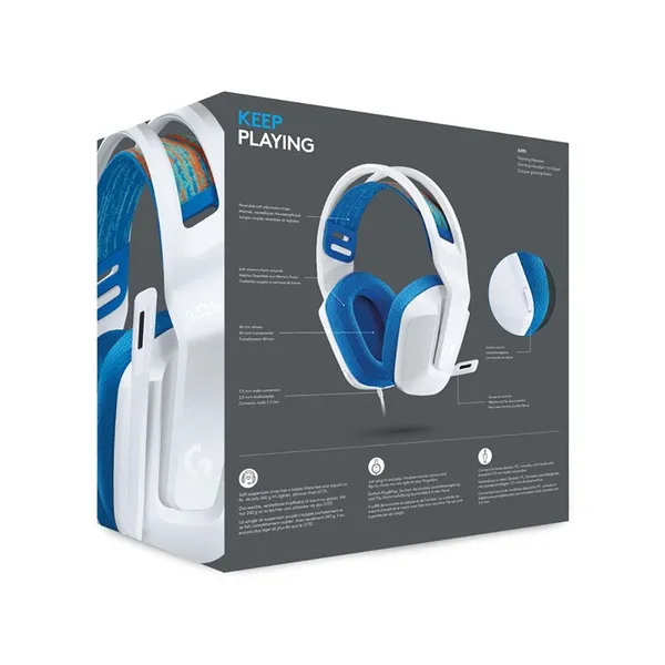Гарнітура Logitech G335 White (981-001018) - мініатюра 5