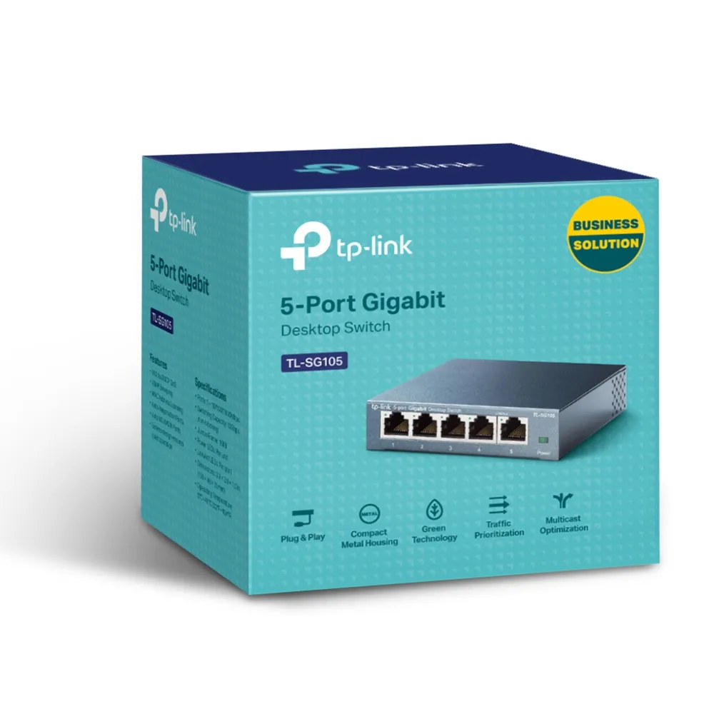 Комутатор TP-Link TL-SG105 - мініатюра 2