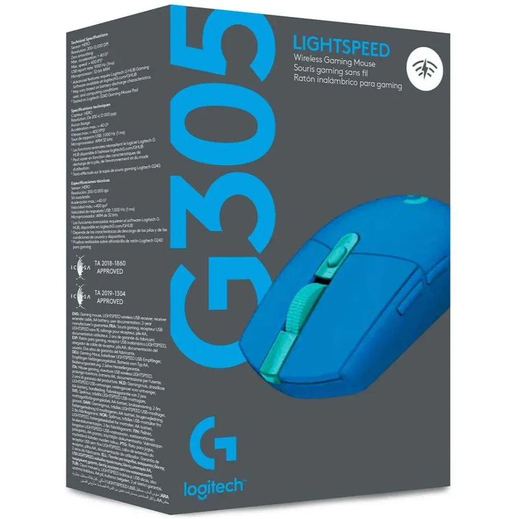 Миша бездротова Logitech G305 Blue (910-006014) - мініатюра 10