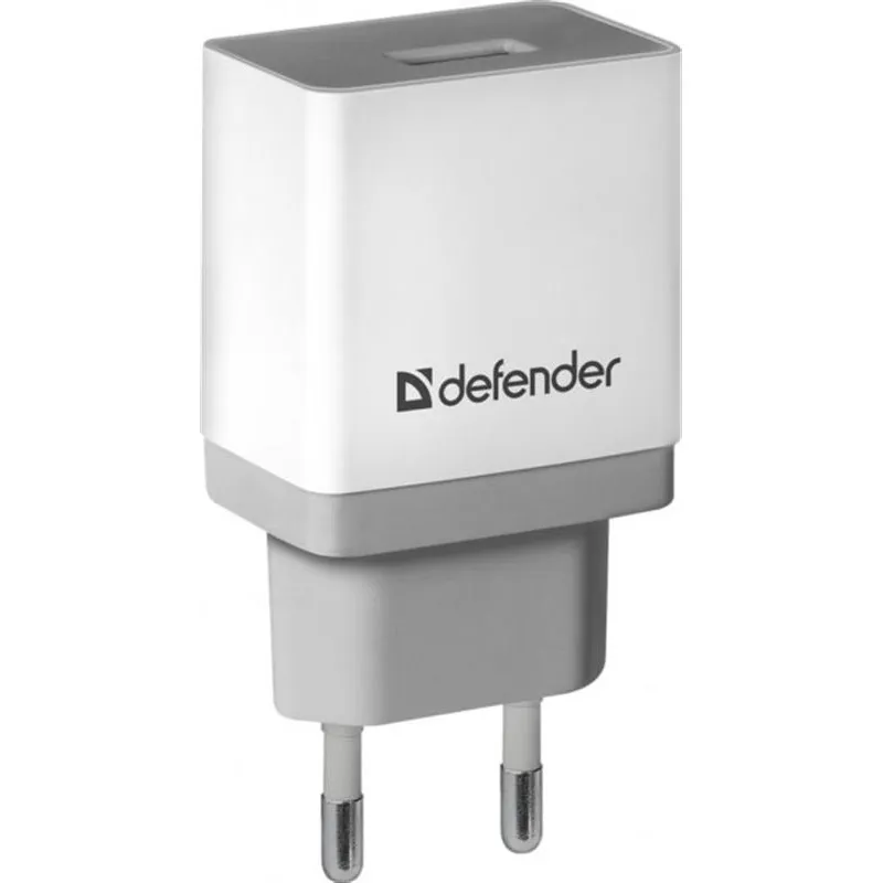 Мережевий зарядний пристрій Defender UPA-21 (1xUSB 2.1A) White (83571) - мініатюра 4