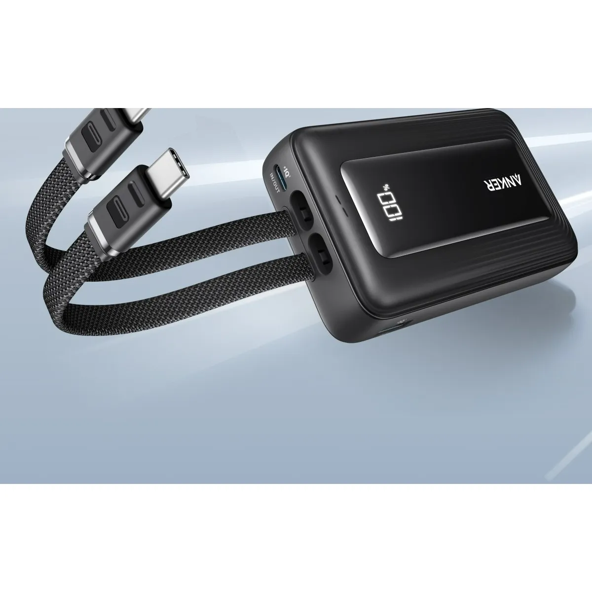 Універсальна мобільна батарея Anker Zolo 20000mAh 45W Black (A110MH12) - мініатюра 2
