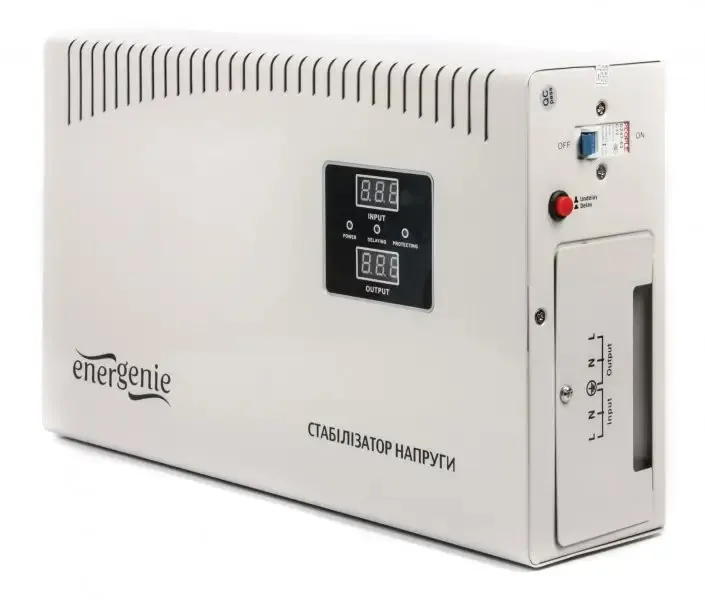 Стабілізатор EnerGenie EG-AVR-DW5000-01 5000VA - зображення 1