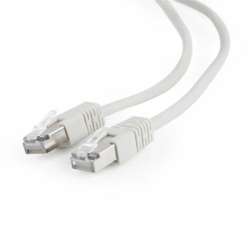 Патч-корд FTP Cablexpert (PP22-15M) cat.5Е, литой, 50u штекер с защелкой, 15м, серый - зображення 1