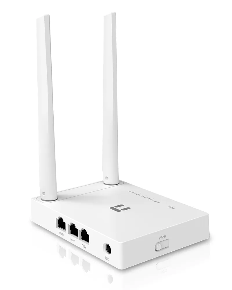 Бездротовий маршрутизатор Netis W1 (N300, 1xWAN, 2хLAN, 2 антени) - мініатюра 2