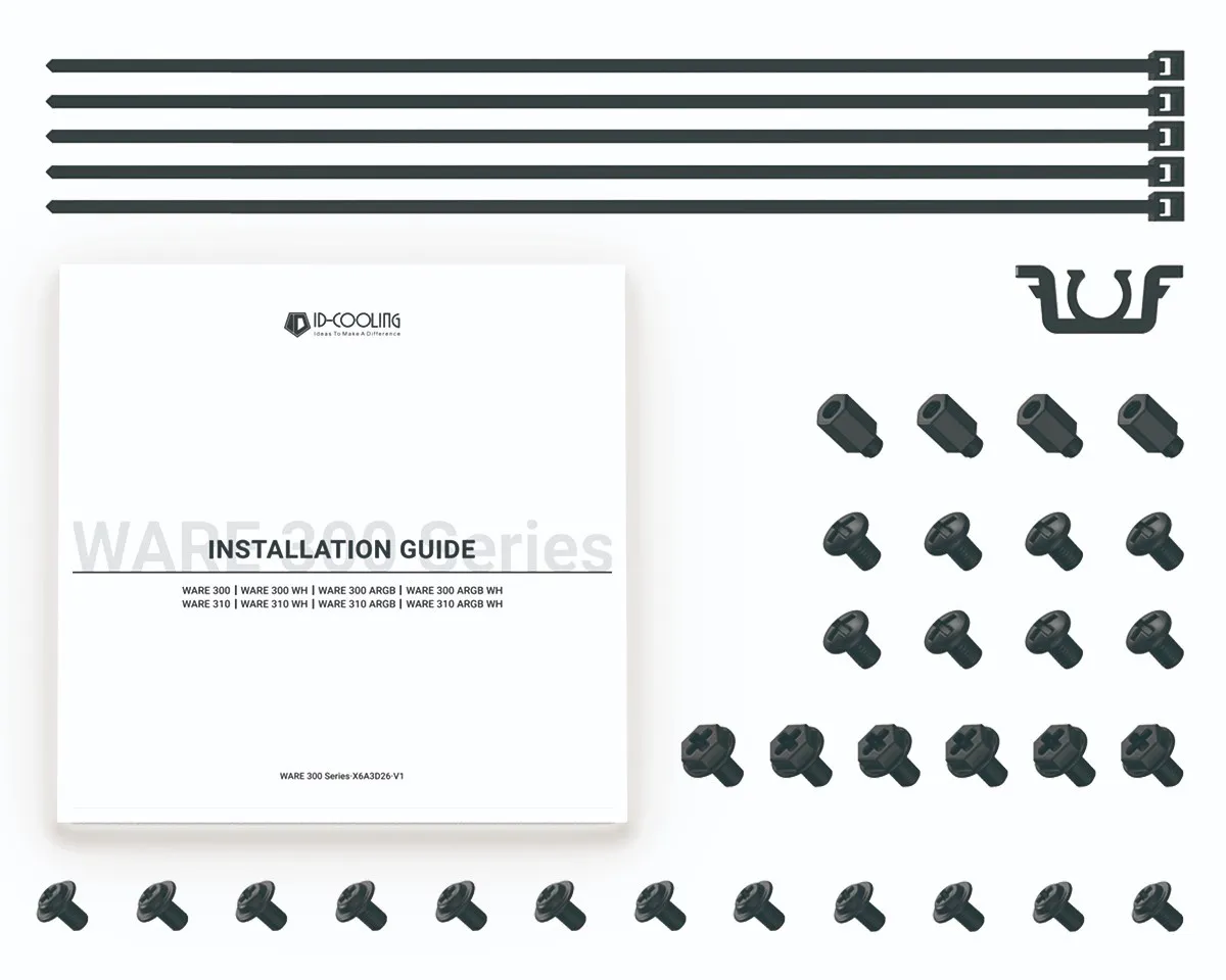 Корпус ID-Cooling Ware 300 ARGB Black - мініатюра 16