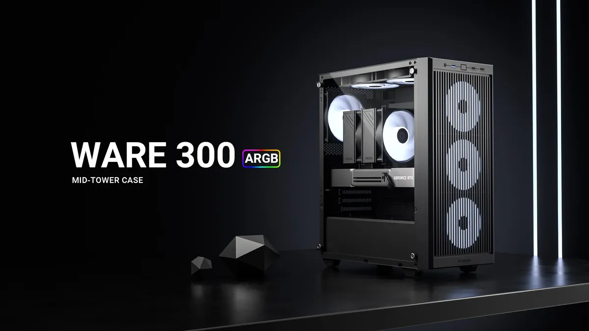 Корпус ID-Cooling Ware 300 ARGB Black - мініатюра 18