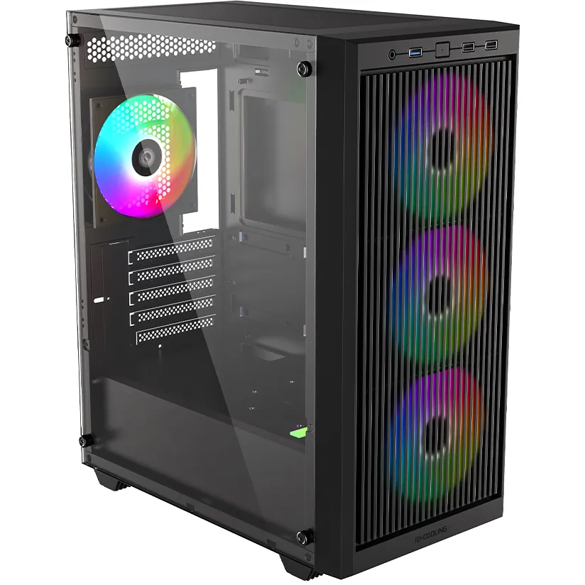 Корпус ID-Cooling Ware 300 ARGB Black - мініатюра 2