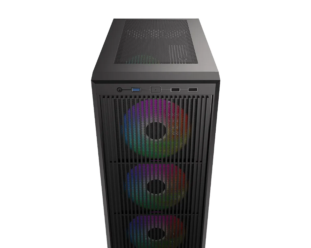 Корпус ID-Cooling Ware 300 ARGB Black - мініатюра 6