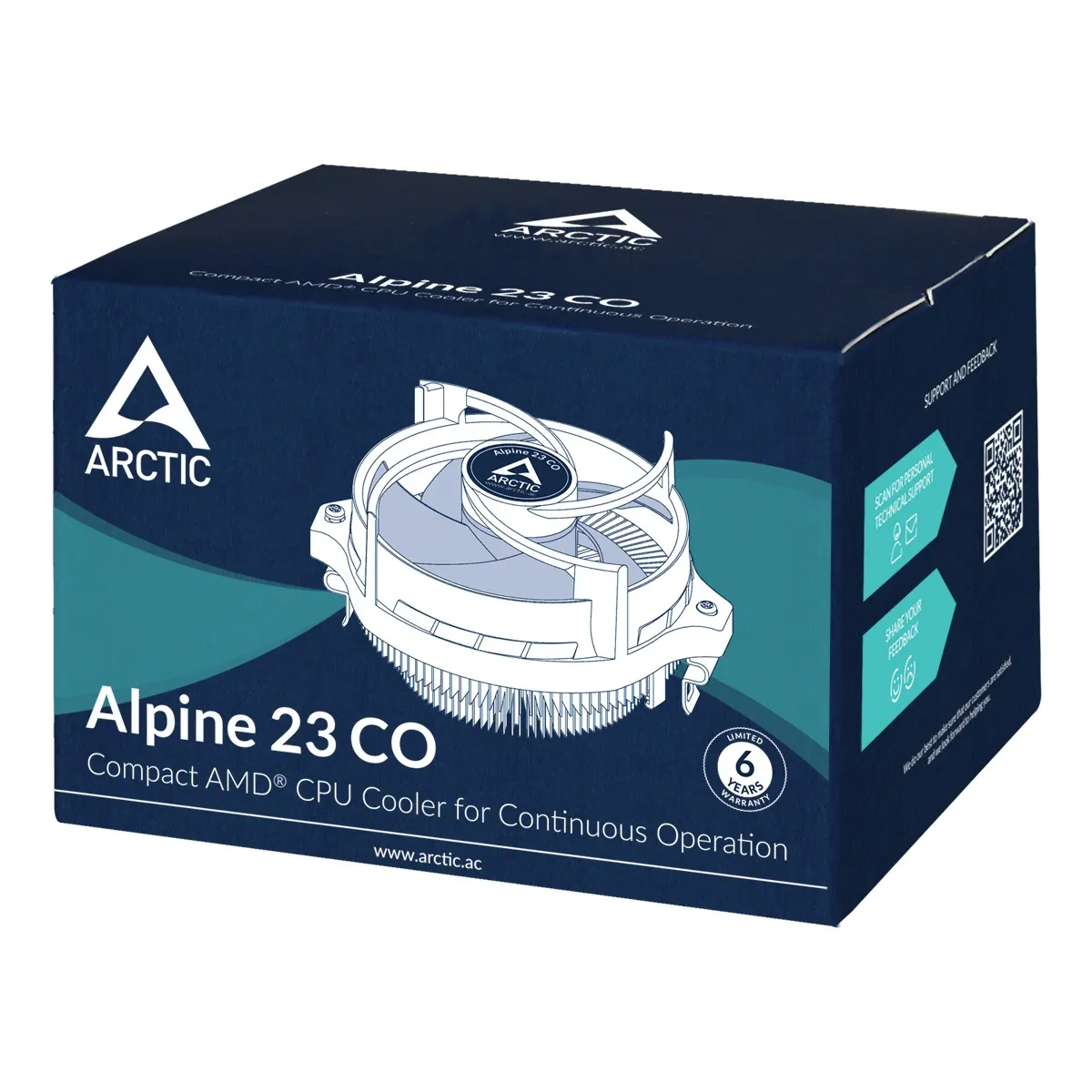 Кулер процесорний Arctic Alpine 23 CO (ACALP00036A) - мініатюра 2