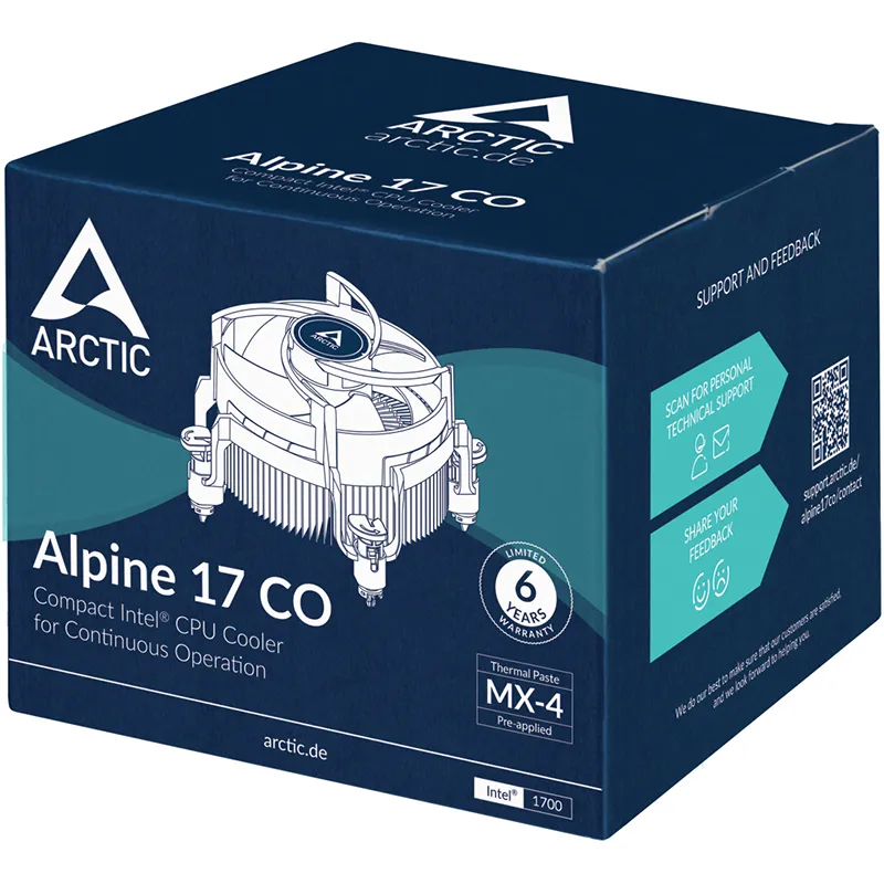 Кулер процесорний Arctic Alpine 17 CO (ACALP00041A) - мініатюра 8