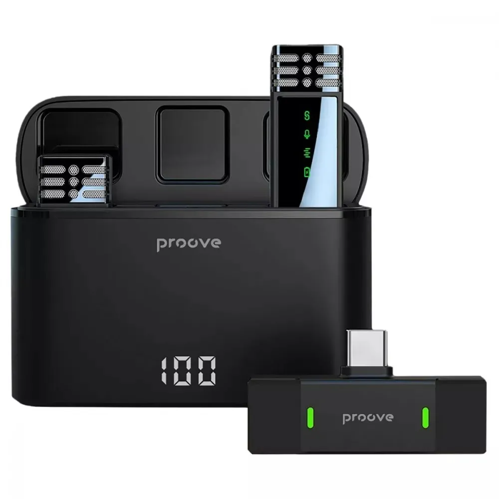Мікрофон Proove Record Type-C Black (PMRC00010202) - зображення 1