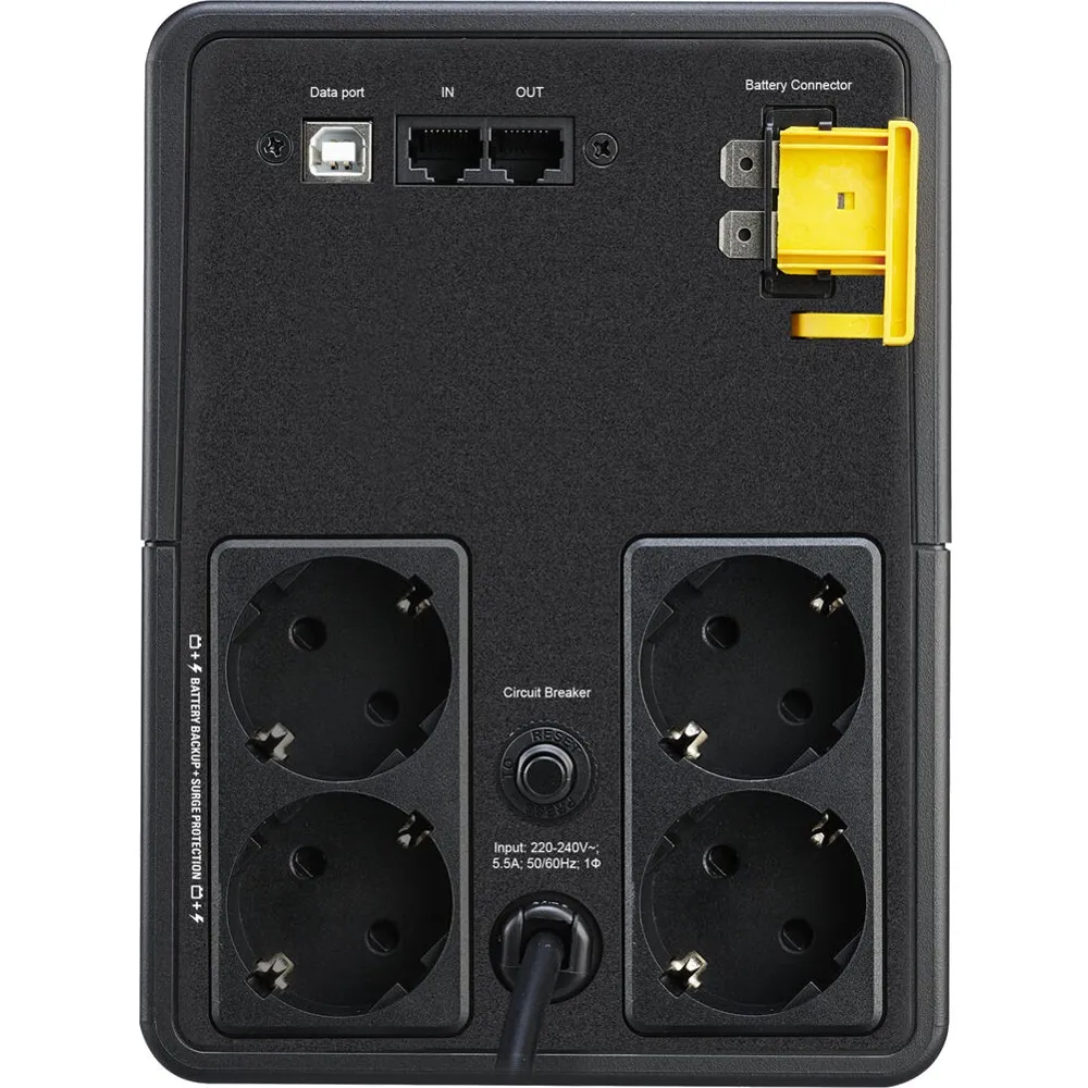 Джерело безперебійного живлення APC Back-UPS 1600VA (BX1600MI-GR) - мініатюра 6