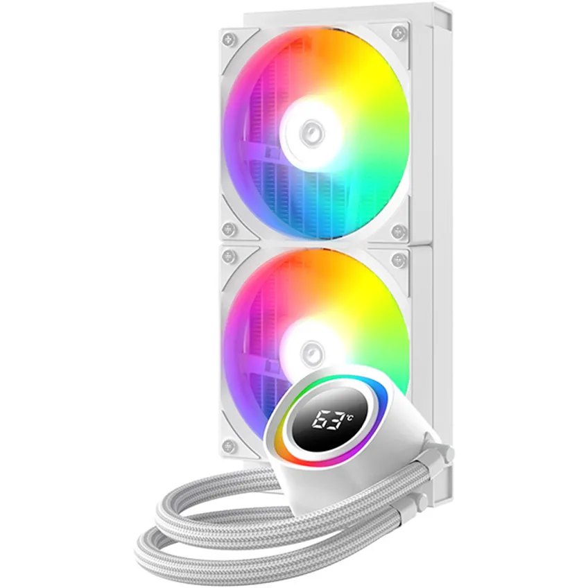 Система водяного охолодження ID-Cooling FX240 TD White - мініатюра 2
