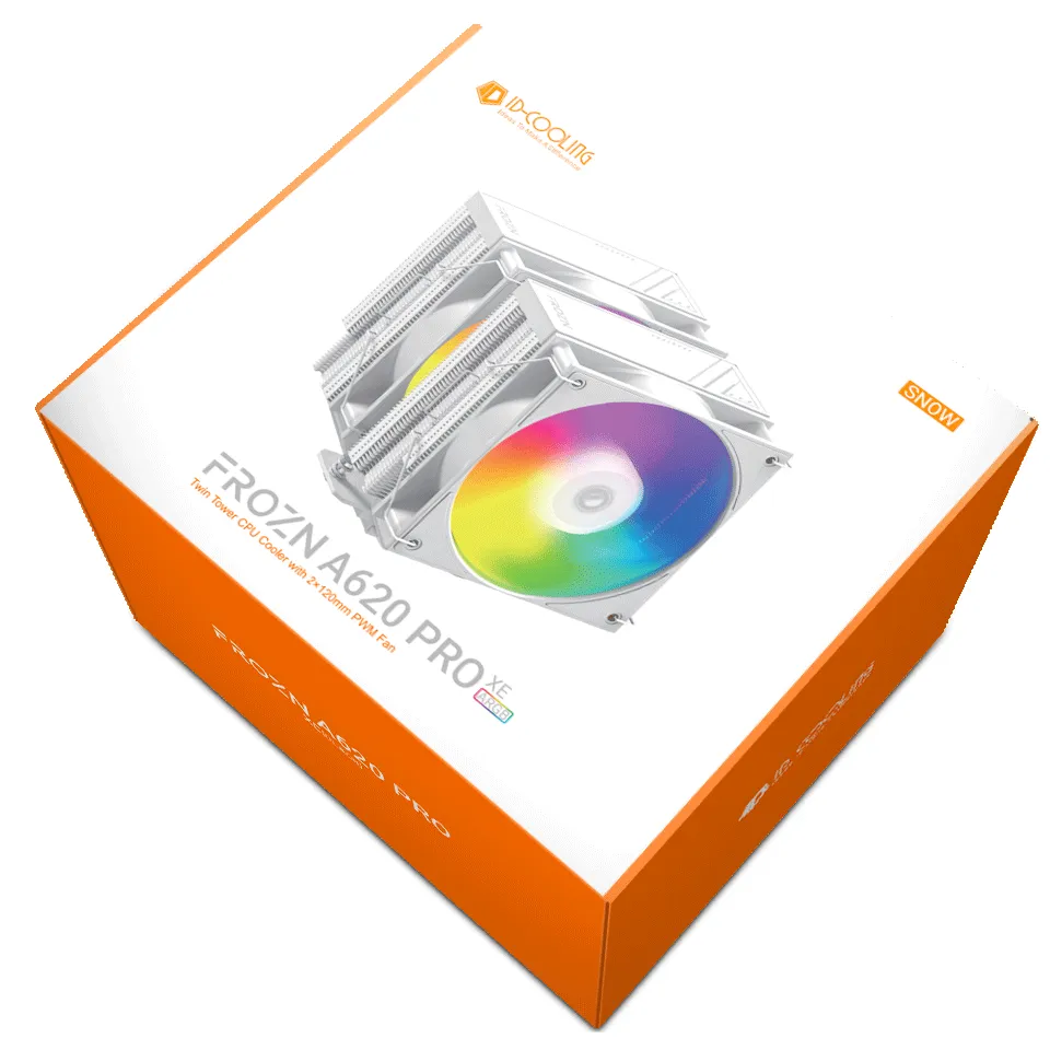 Кулер процесорний ID-Cooling Frozn A620 Pro XE ARGB Snow White - мініатюра 2