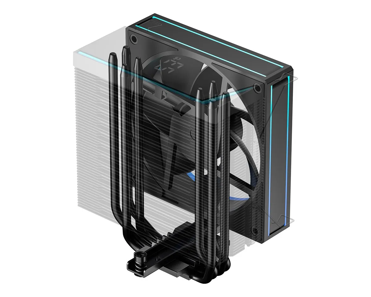 Кулер процесорний ID-Cooling Frozn A410 TD ARGB - мініатюра 8