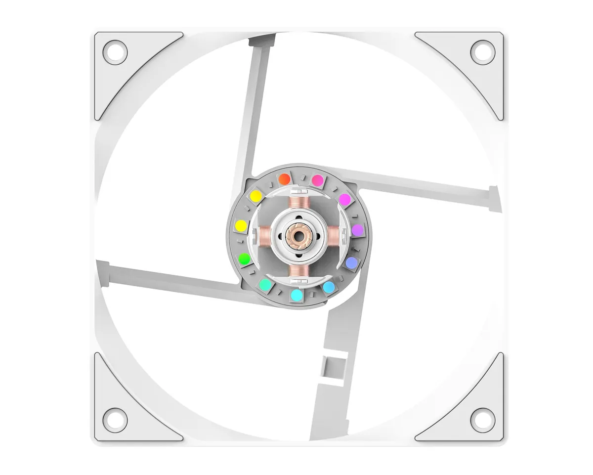Кулер процесорний ID-Cooling SE-214-XT V2 ARGB White - мініатюра 11