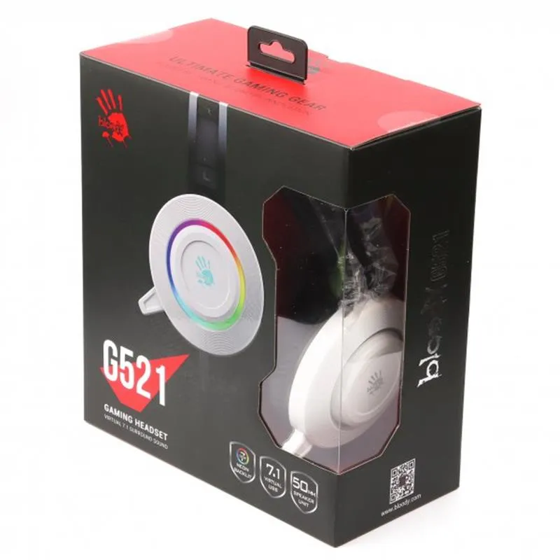 Гарнітура Bloody G521 White - мініатюра 6