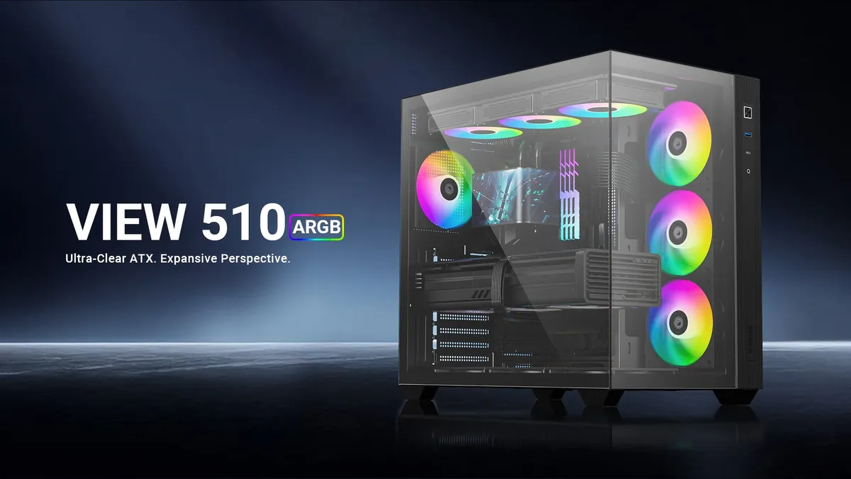 Корпус ID-Cooling View 510 ARGB Black - мініатюра 11