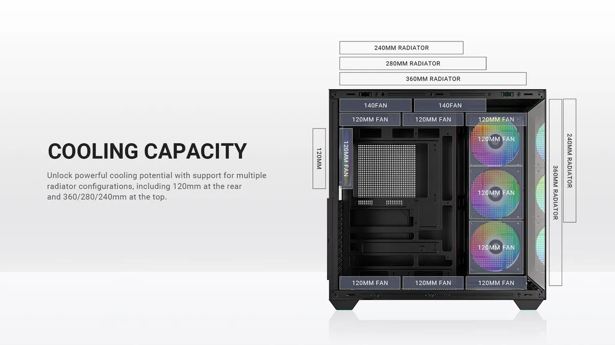Корпус ID-Cooling View 510 ARGB Black - мініатюра 15