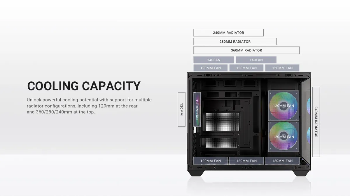 Корпус ID-Cooling View 500 ARGB Black - мініатюра 21