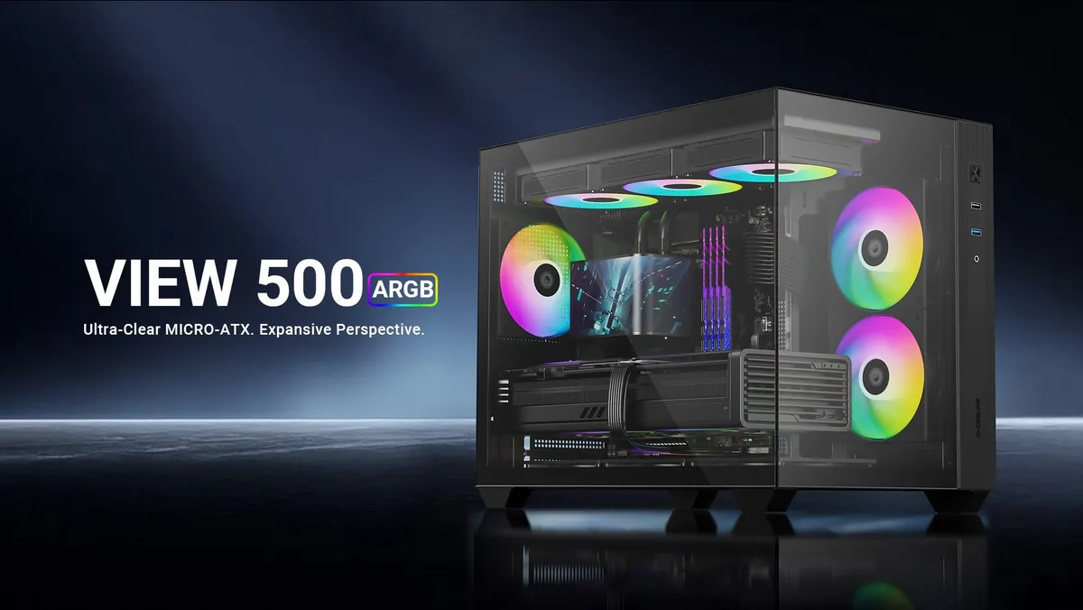 Корпус ID-Cooling View 500 ARGB Black - мініатюра 5