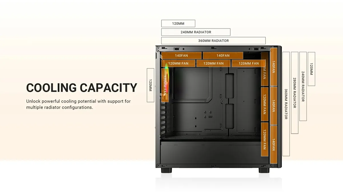Корпус ID-Cooling Ware 510 ARGB Black - мініатюра 14