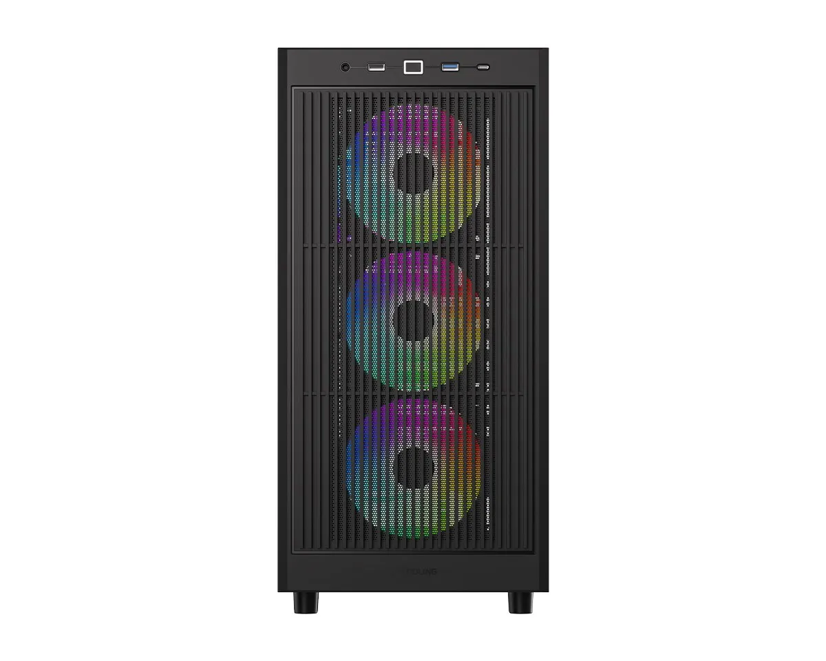 Корпус ID-Cooling Ware 510 ARGB Black - мініатюра 5