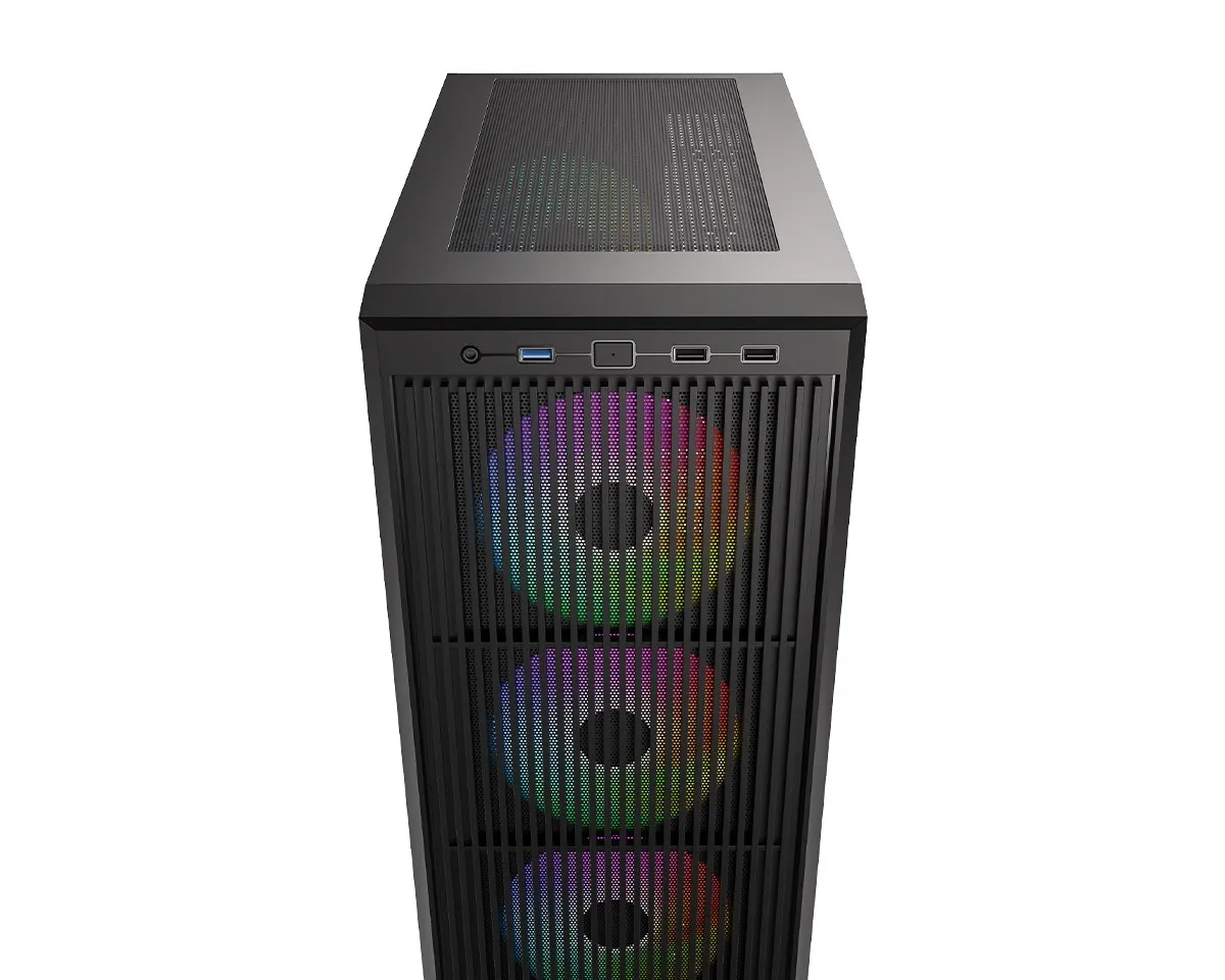 Корпус ID-Cooling Ware 310 ARGB Black - мініатюра 8