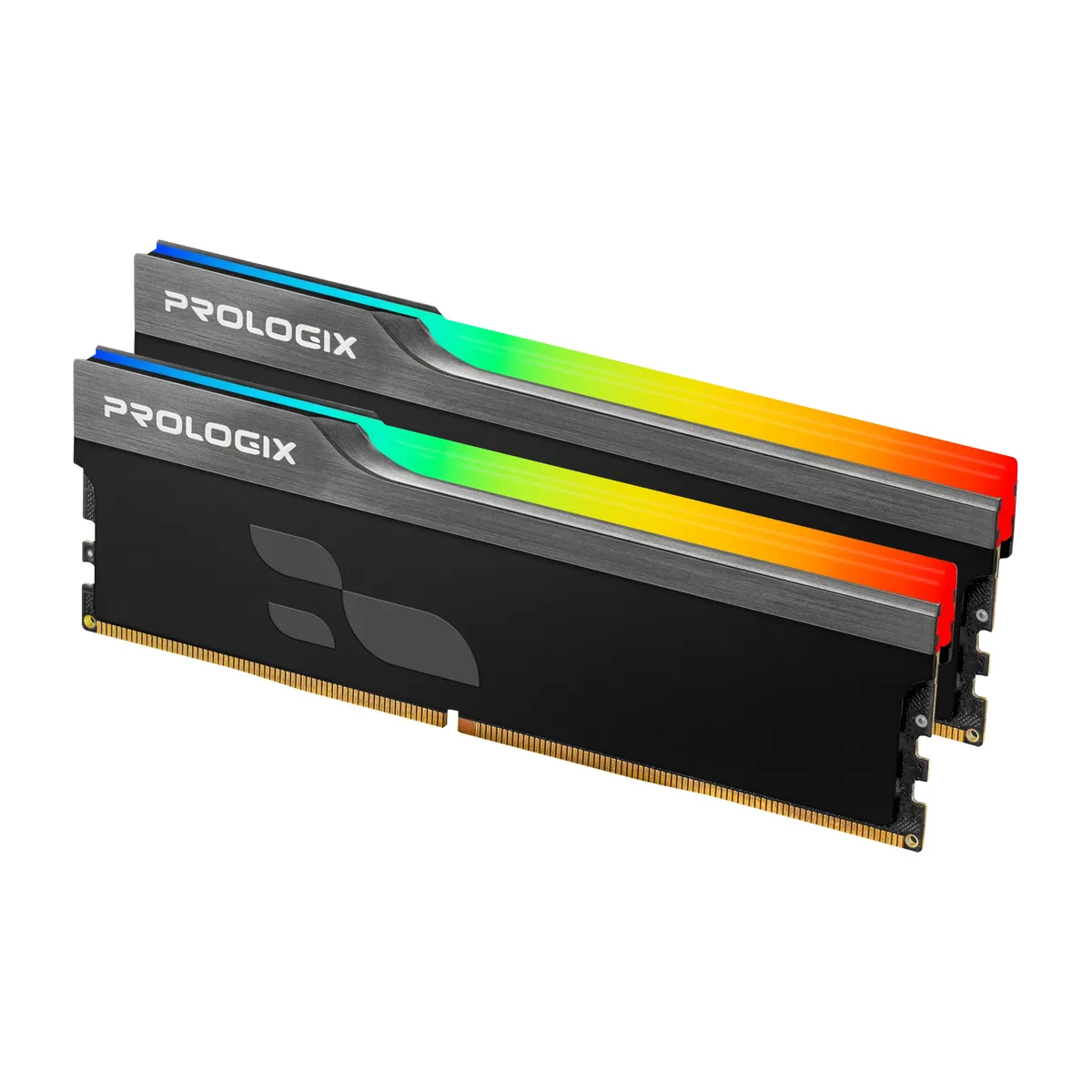 Модуль пам`ятi DDR4 2x16GB/3200 Prologix Onyx Black RGB (PRO32GB3200YBR4K) - мініатюра 2
