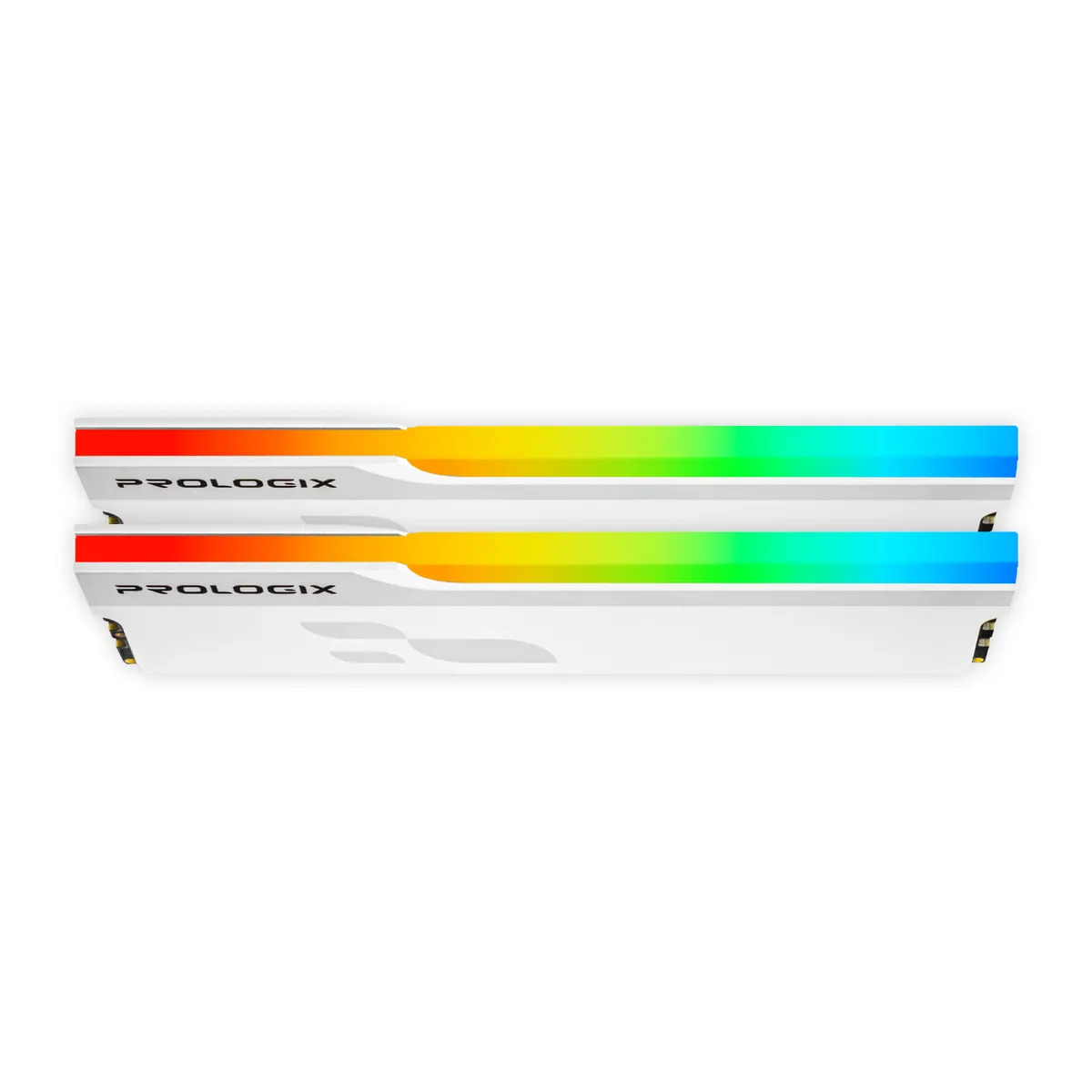 Модуль пам`ятi DDR4 2x16GB/3200 Prologix Onyx White RGB (PRO32GB3200YWR4K) - мініатюра 3