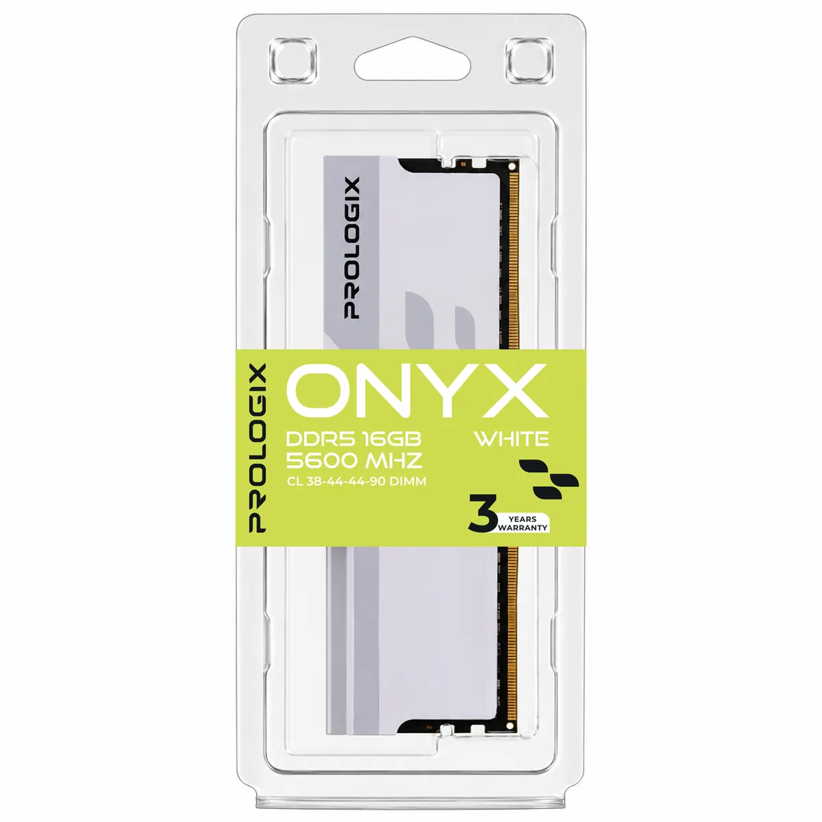 Модуль пам`ятi DDR5 16GB/5600 Prologix Onyx White (PRO16GB5600YW5) - мініатюра 4